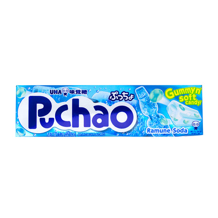 Puchao Ramune Soda Gummy n' Soft Candy - 50 g (Japan)