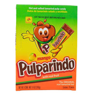 De La Rosa Pulparindo Tamarind Candy Mango - 20ct Box - Mexican Candy - Chewy Candy