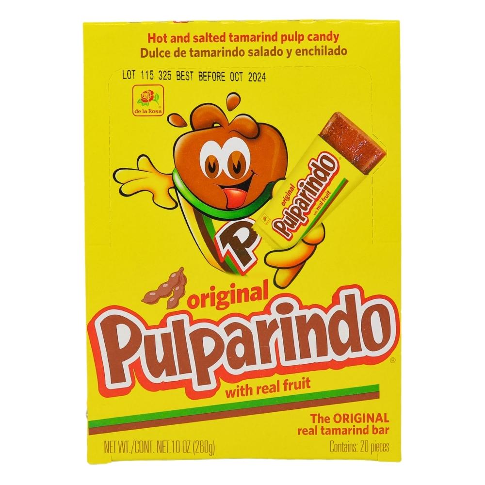 De La Rosa Pulparindo Original Tamarind Candy - 20ct Box