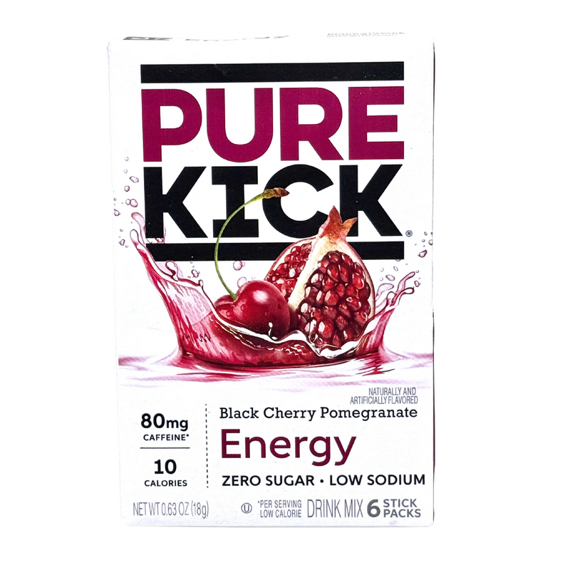 Pure Kick Energy Black Cherry Pomegranate Singles To Go (18g)