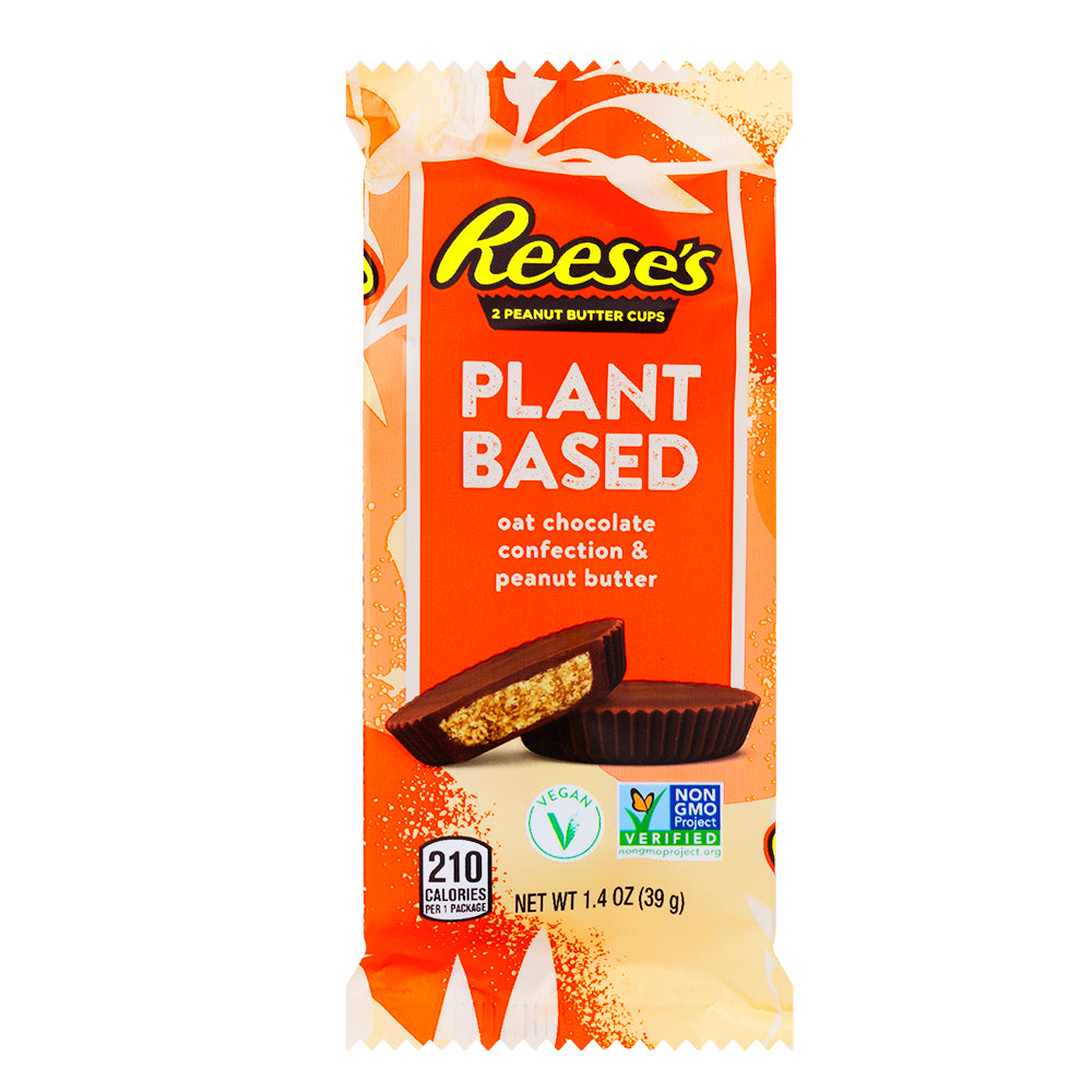 Reese's Plant Based Oat Chocolate Peanut Butter Cups - 1.4oz - Reeses - Reese’s - Reeses Cups - Reeses Peanut Butter Cups - Vegan Chocolate - Vegan Candy - Plant Based Chocolate