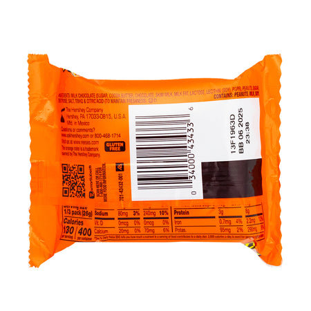 Reese's Cup Jumbo - 2.8oz  Nutrition Facts Ingredients - Reese’s - Reese’s Chocolate - Reese’s Peanut Butter Cups - Reese’s Jumbo Cup