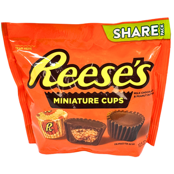 Reese's Milk Chocolate Miniature Cups Share Pack - 10.5oz *BB Feb 28 2026*