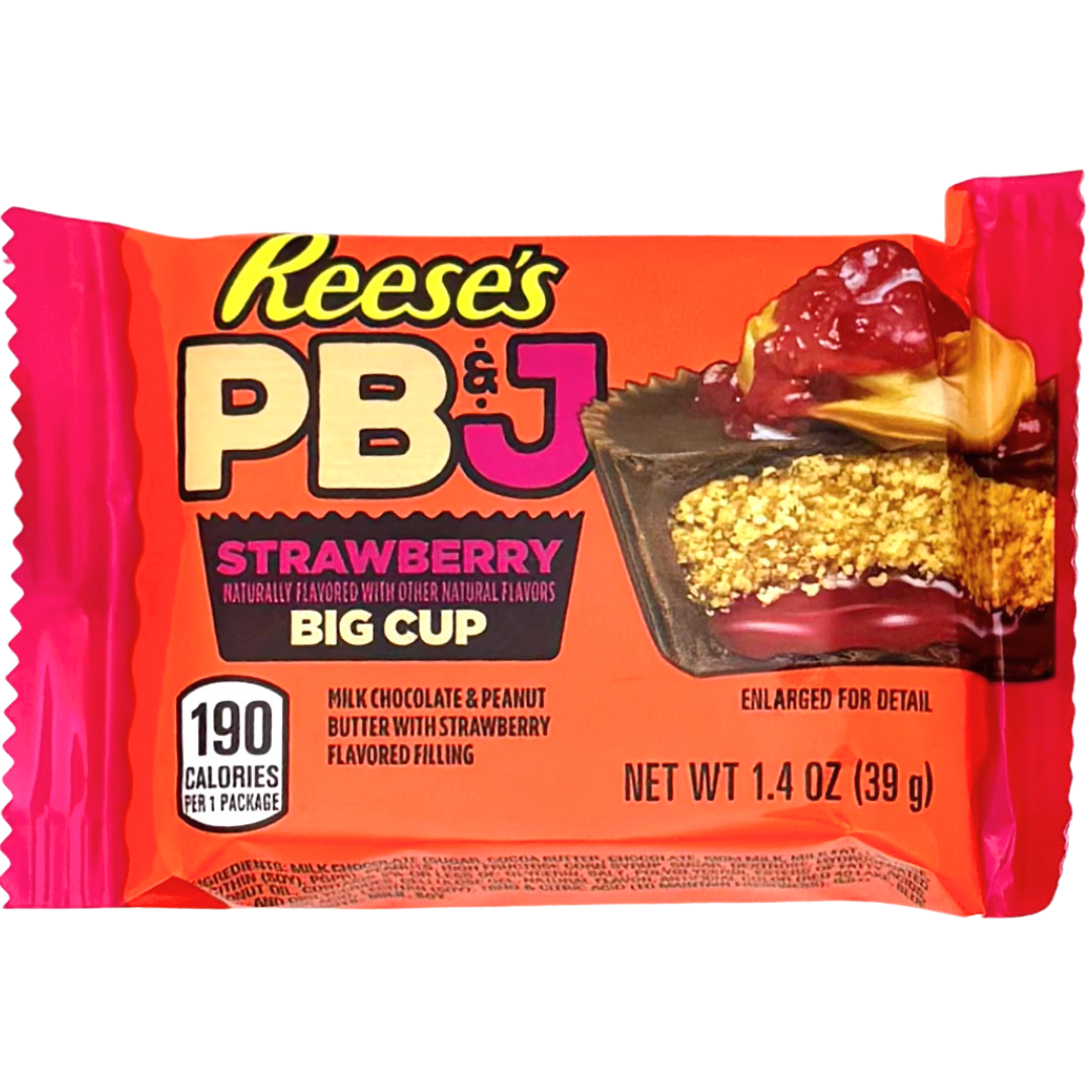Reese's PB&J Strawberry Big Cup - 1.4oz | Candy Funhouse – Candy ...
