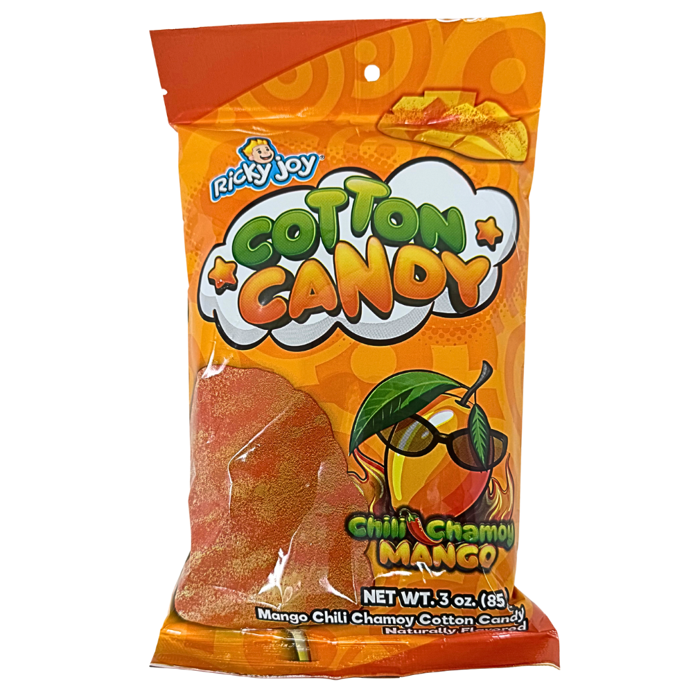 Ricky Joy Cotton Candy Chili Chamoy Mango - 3oz