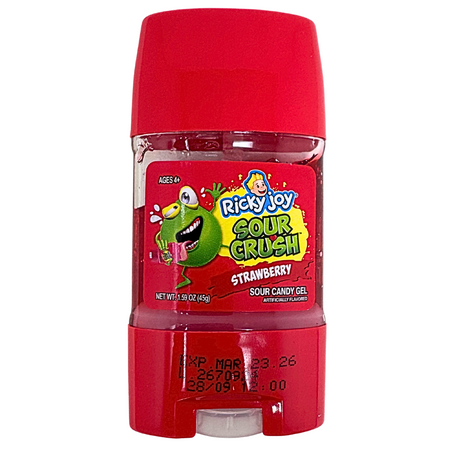Ricky Joy Sour Crush Candy Gel Blue Raspberry/ Strawberry - 1.59oz