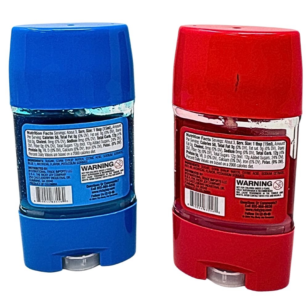 Ricky Joy Sour Crush Candy Gel Blue Raspberry/ Strawberry - 1.59oz