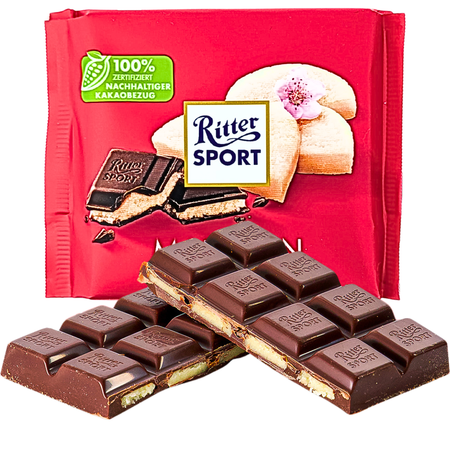 Ritter Sport Dark Chocolate with Marzipan