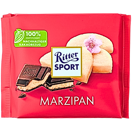 Ritter Sport Dark Chocolate with Marzipan