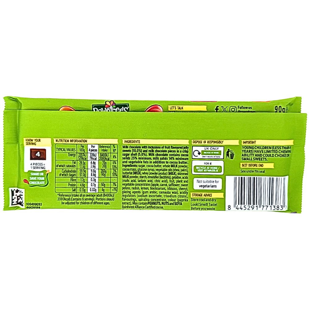 Rowntree's Jelly Tastic Mini Egg Bar (UK) - 90g
