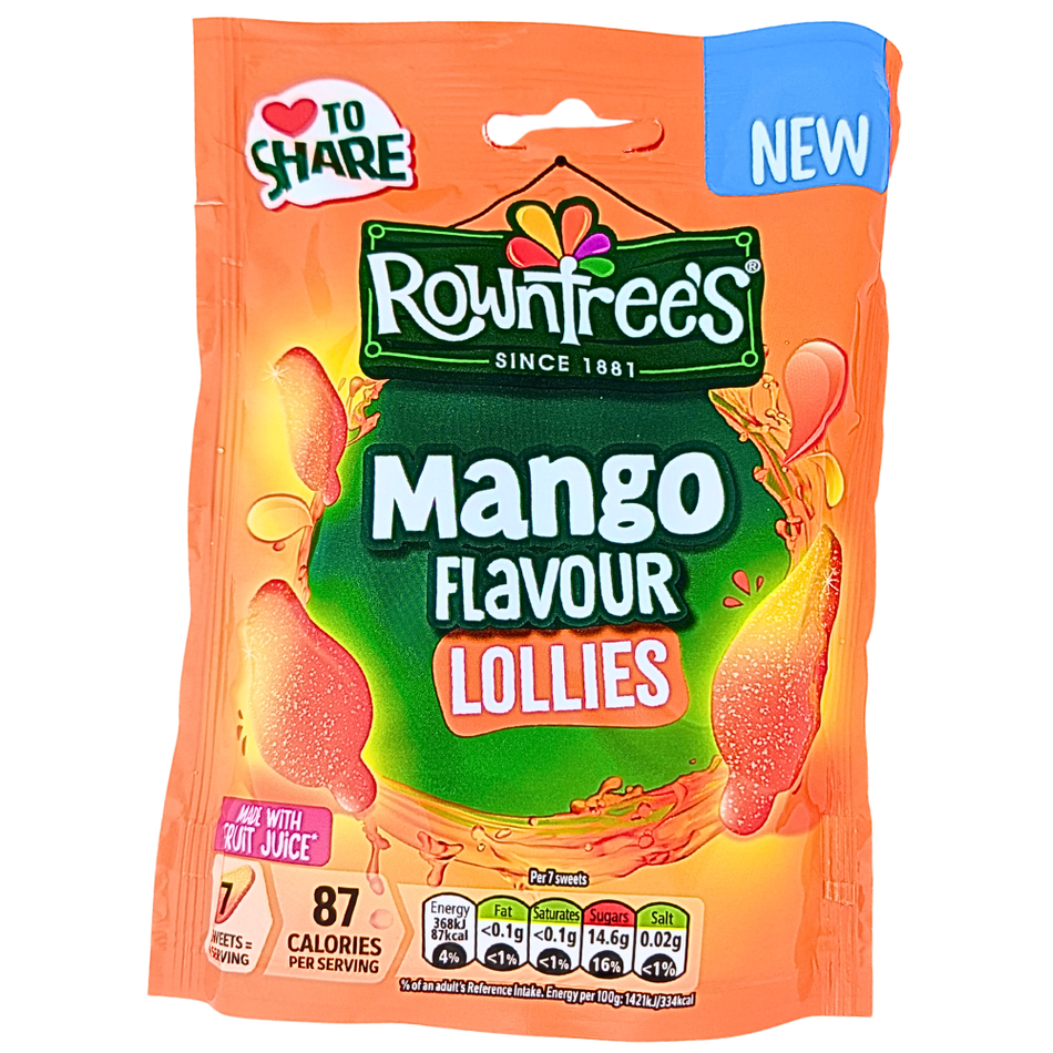 Rowntree's Mango Flavour Lollies (UK) - 130g