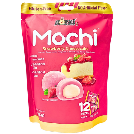 Royal Family Mochi Strawberry Cheese Cake - 180g