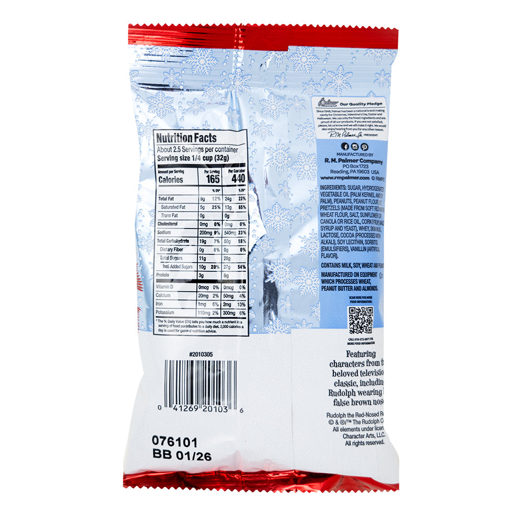 Rudolph Snack Mix - 3oz  Nutrition Facts Ingredients
