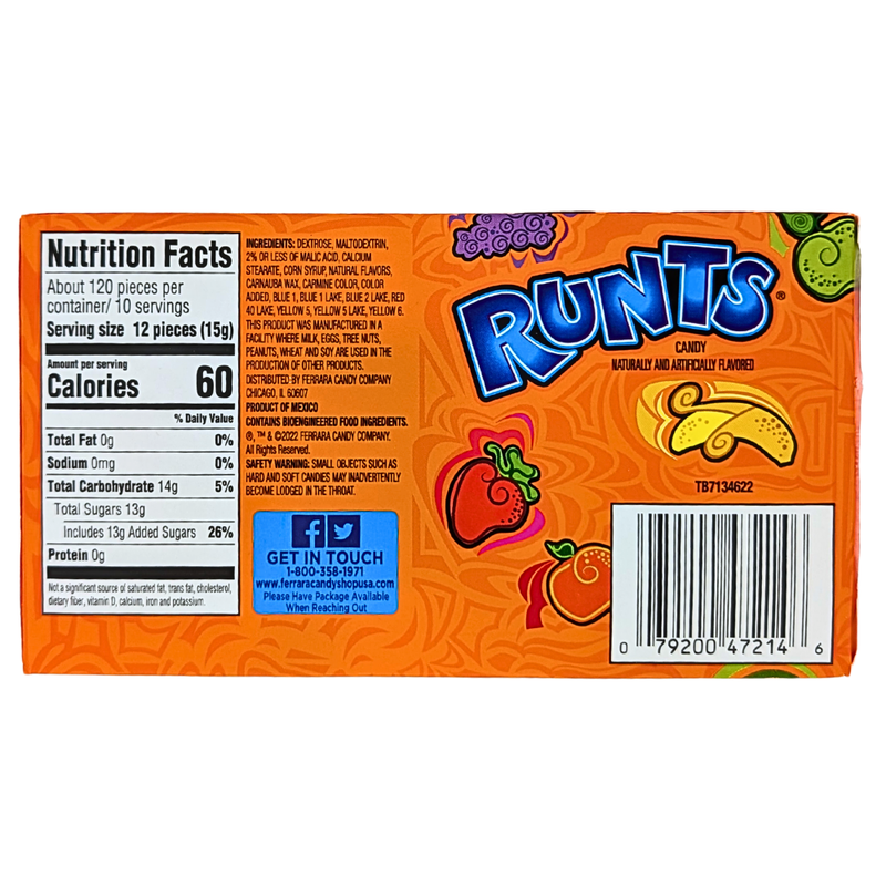 Runts Candy Theater Pack - 5oz