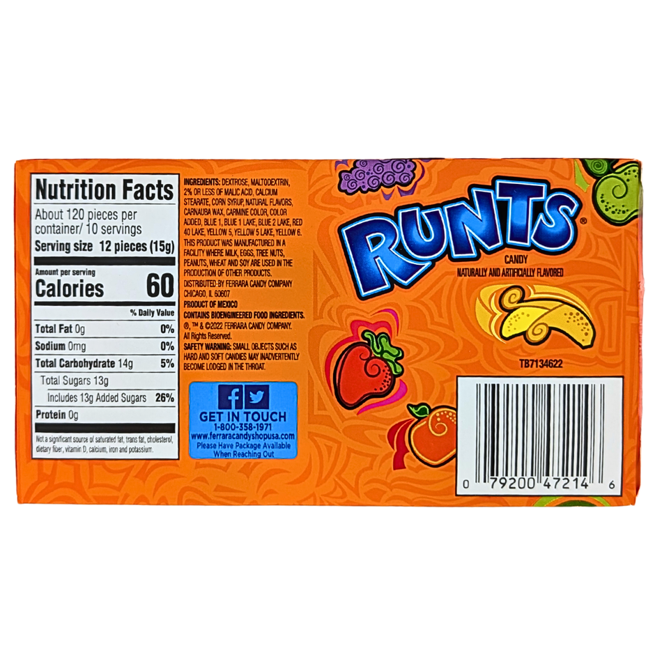 Runts Candy Theater Pack - 5oz