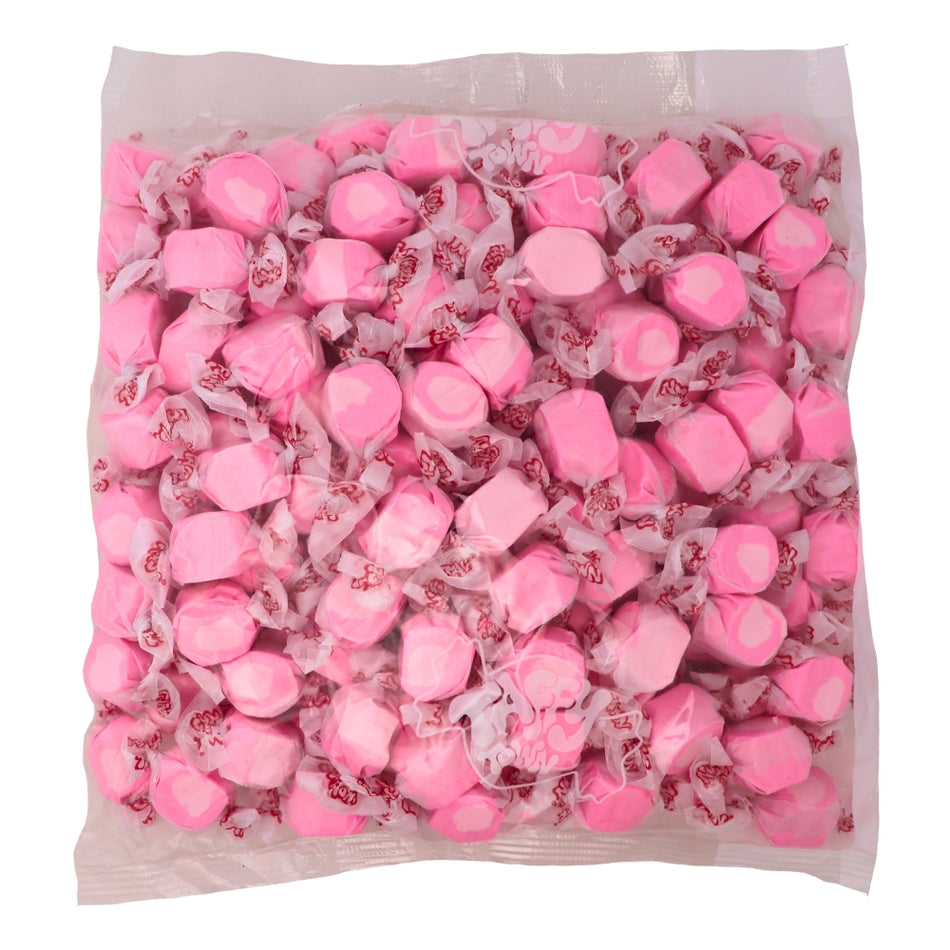 Salt Water Taffy-Bubble Gum Taffy Town 3kg - Bubble Gum Bulk Candy Buffet Colour_Pink Gluten Free