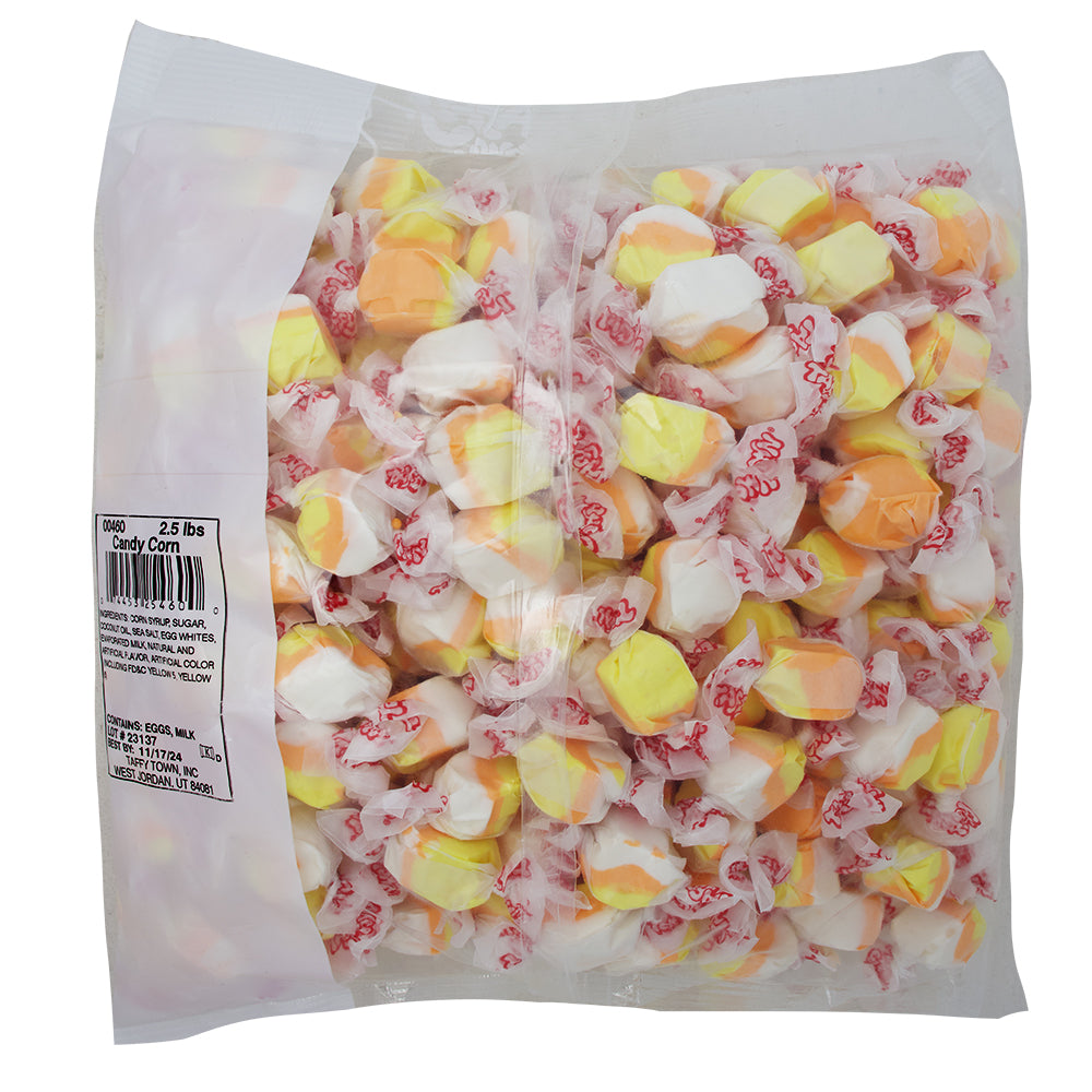 Salt Water Taffy Candy Corn - 2.5lb Nutrition Facts Ingredients - Salt Water Taffy - Taffy Candy - Candy Buffet - Party Favours