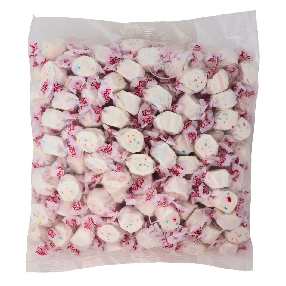 Salt Water Taffy Frosted Cupcake Taffy Town 2.5lb - Bulk Candy Buffet Colour_White Gluten Free Individually Wrapped