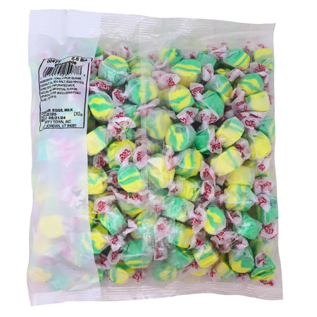 Salt Water Taffy Pineapple 2.5lb Nutrition Facts Ingredients