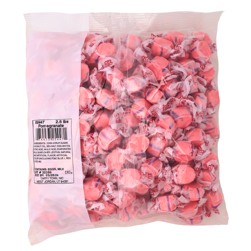 Salt Water Taffy - Pomegranate Ingredients Nutrition Facts