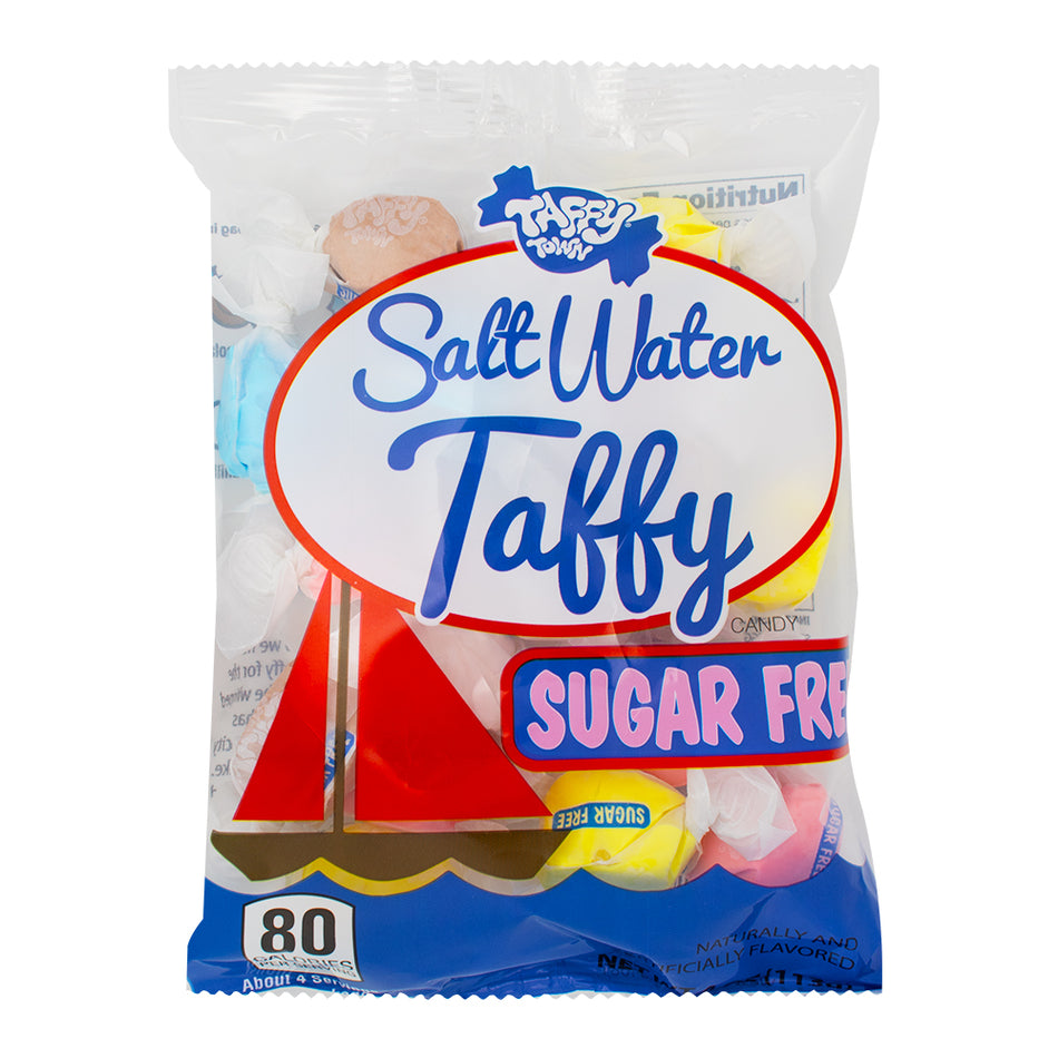 Taffy Town Assorted Lite Sugar Free Taffy - 4oz