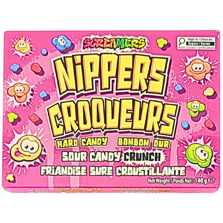 Screamers Nippers Sour Candy Crunch Theater Box - 140g