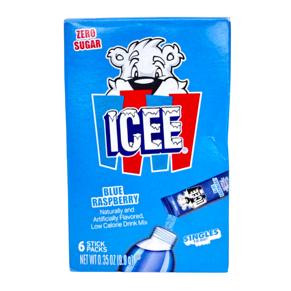Singles To Go Icee Blue Raspberry (9.9g) | Candy Funhouse – Candy ...