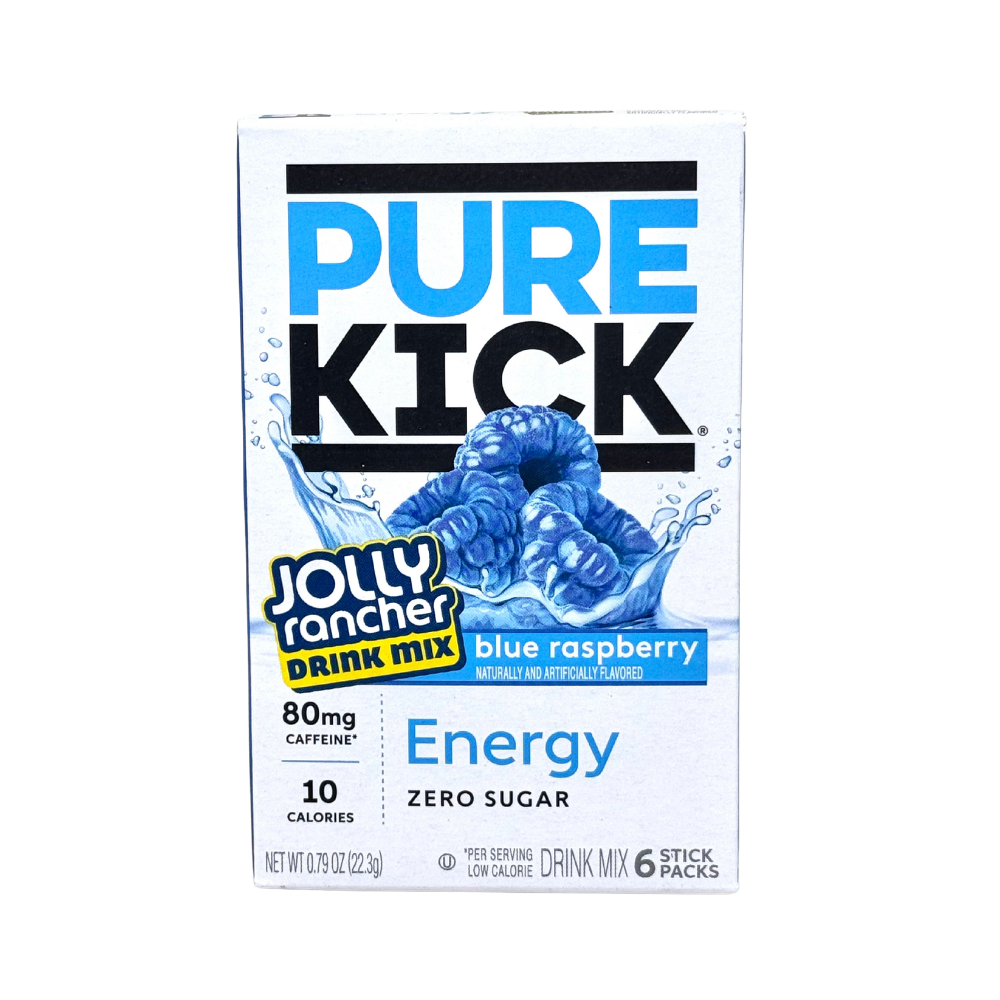 Pure Kick Energy Jolly Rancher Blue Raspberry (23.3g) | Candy Funhouse ...