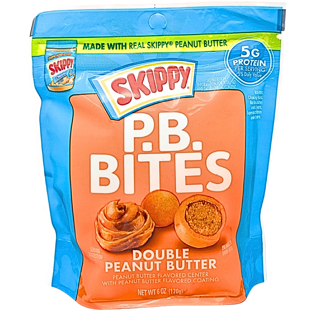 Skippy P.B. Bites Double Peanut Butter - 6oz