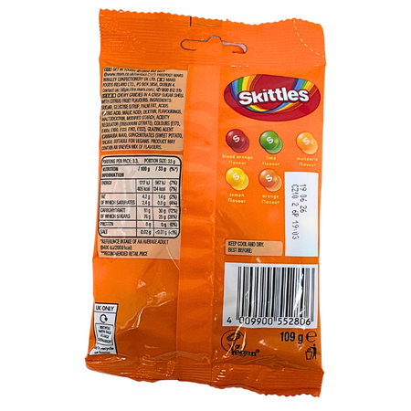 Skittles Citrus Pouch (UK) - 109g