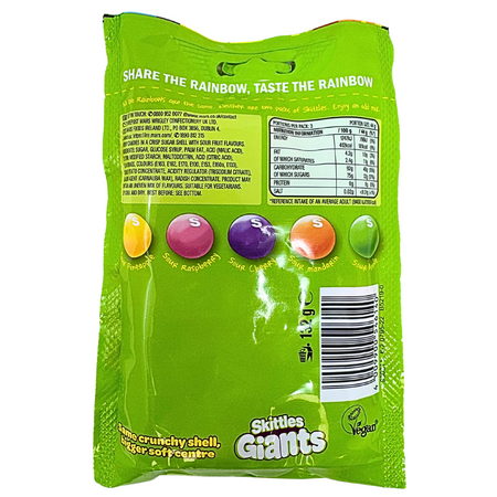 Skittles Giants Crazy Sours (UK) - 132g