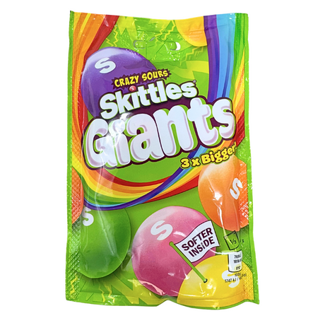 Skittles Giants Crazy Sours (UK) - 132g