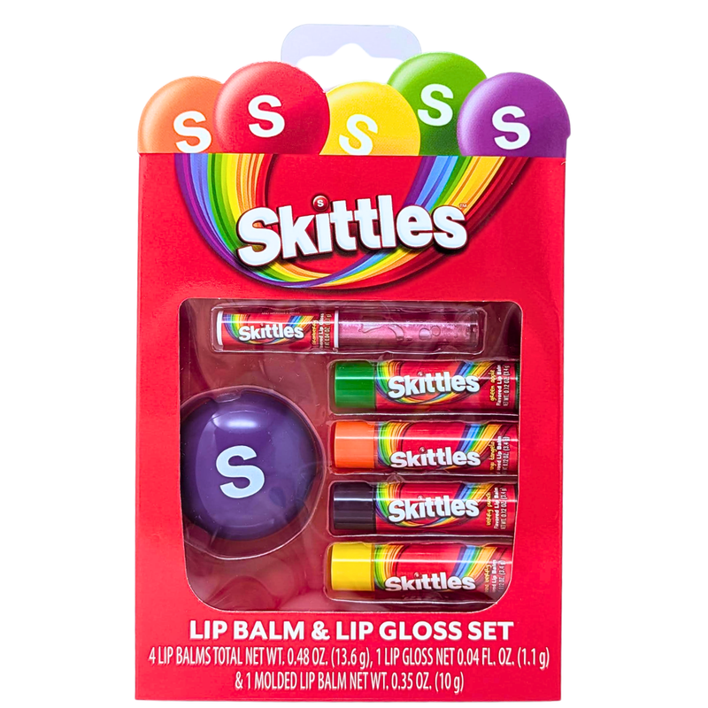 Skittles® Lip Balm & Lip Gloss Set