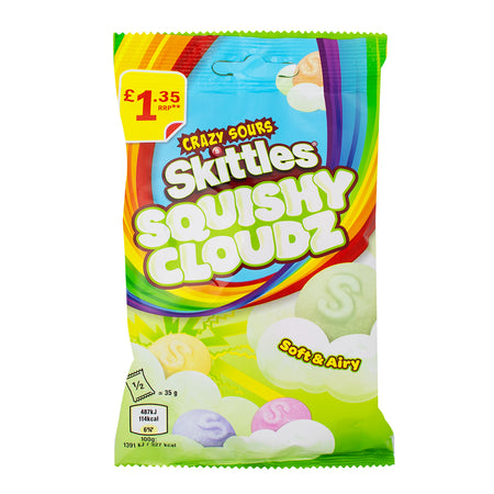 Skittles Fruit Squishy Cloudz Sours (UK) - 70g