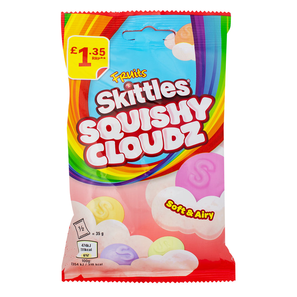 Skittles Fruit Squishy Cloudz (UK) - 94g