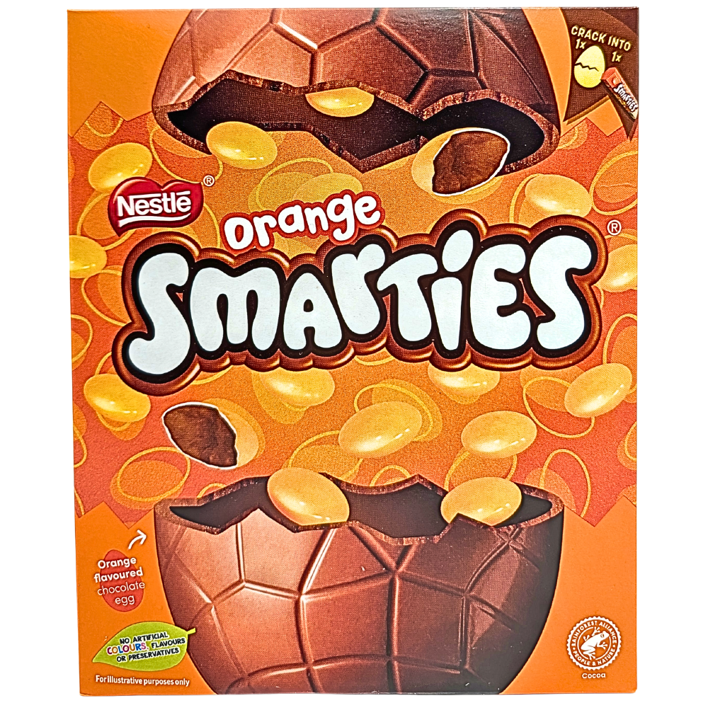 Smarties Orange Large Easter Egg (UK) - 188g
