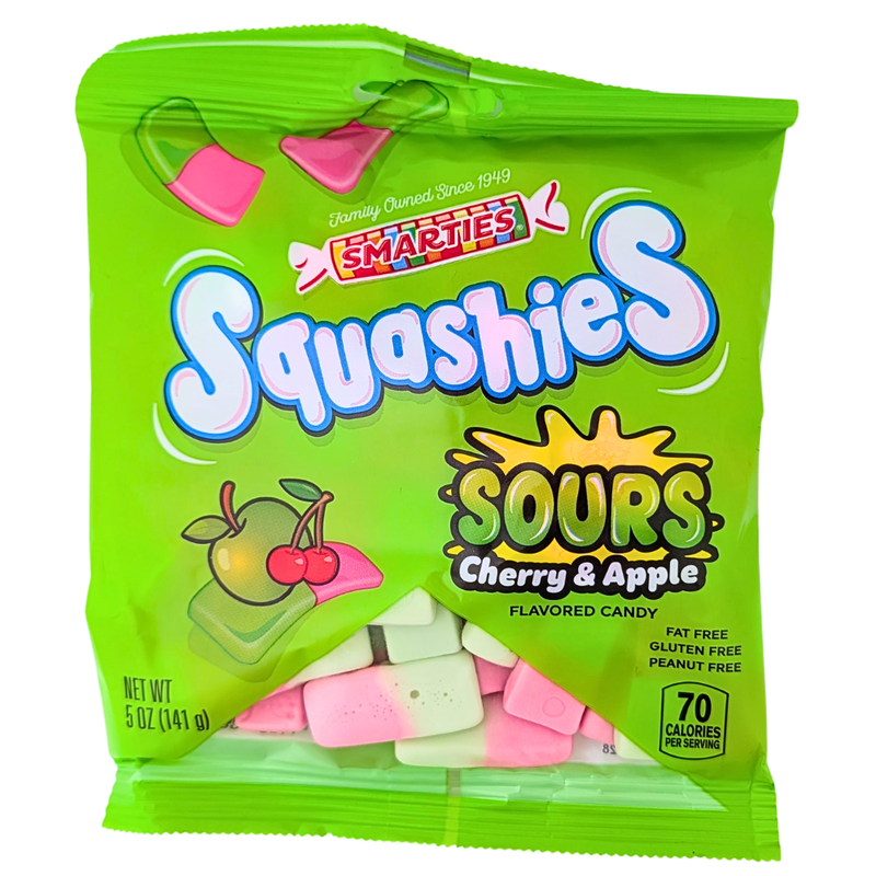 Smarties Squashies Sour Cherry & Apple - 5oz