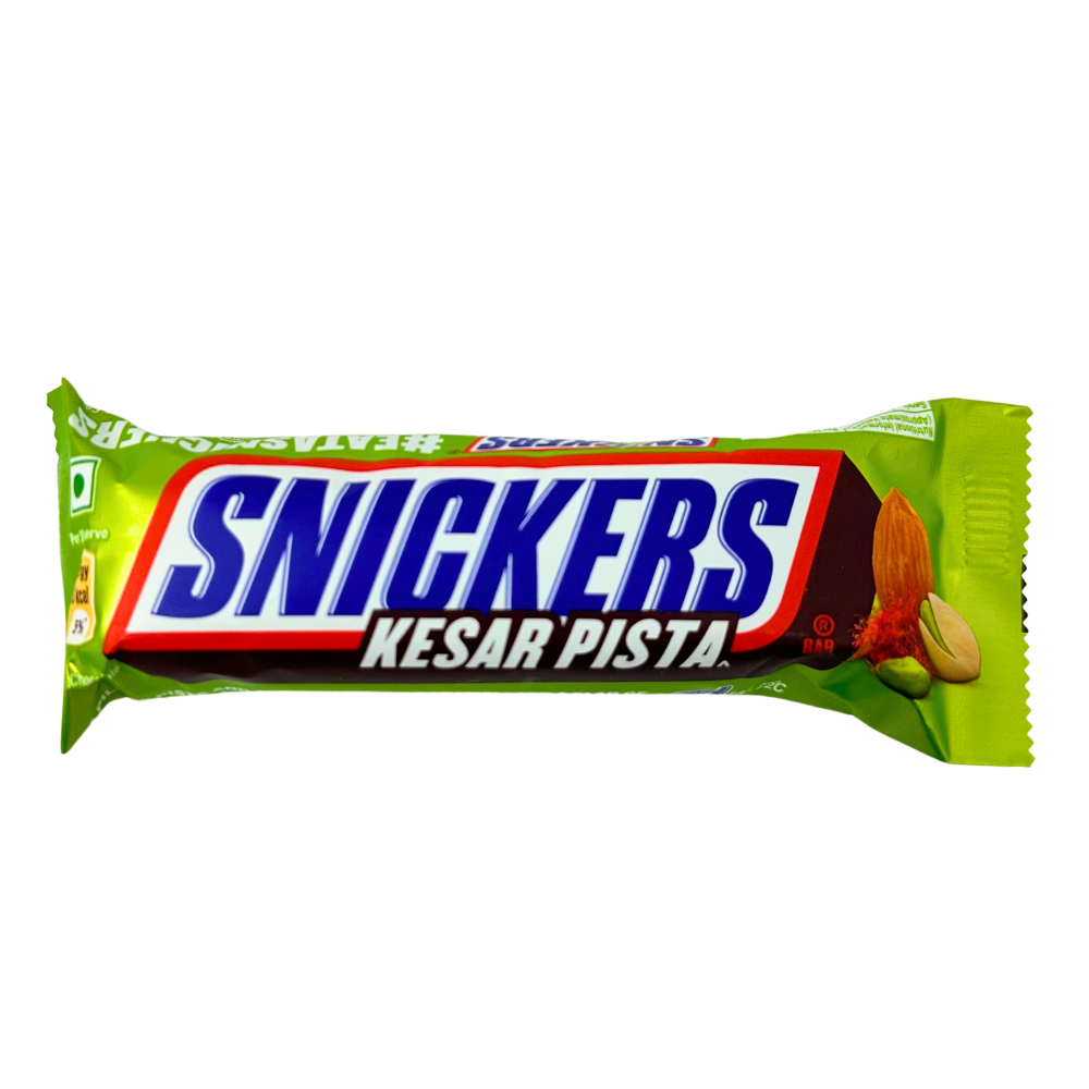 Pastaio Snickers Inida Snickers Kesar Pista Pistachio (India) - 42g | Candy Funhouse – Candy ...