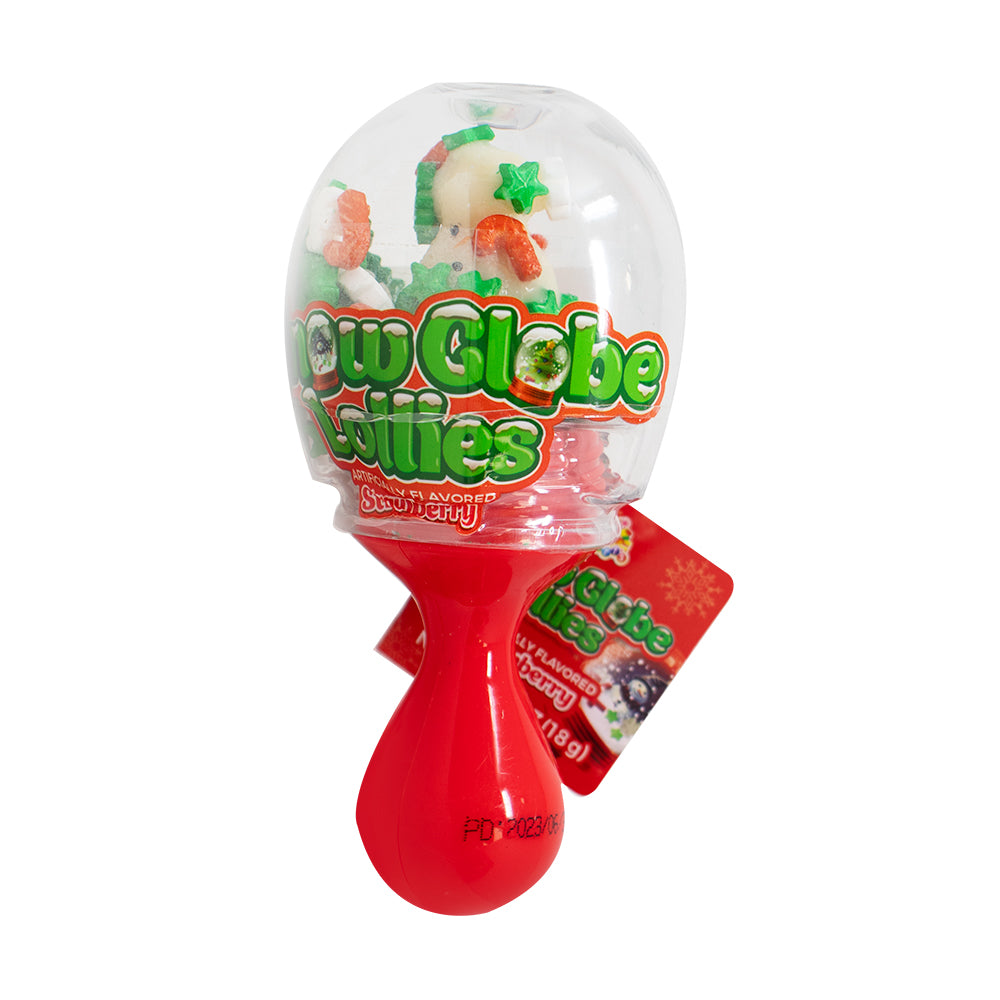 Alberts Snow Globe Lollies - .63oz - Christmas candy - Holiday treats - Festive lollipops - Snow globe design - Stocking stuffers - Party favours - Christmas desserts - Seasonal sweets - Holiday gifts - Festive decorations