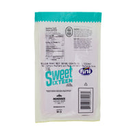 Sweet Sixteen Sour Strawberry Filled Licorice - 100g Nutrition Facts Ingredients, sweet sixteen, sweet sixteen candy, canadian candy, canadian sweets, canadian treats