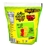 Sour Patch Kids Big Family Size - 11.2oz **2024/Jan/20**  Nutrition Facts Ingredients