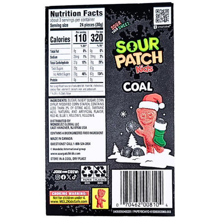 Sour Patch Kids Coal - 3.1oz