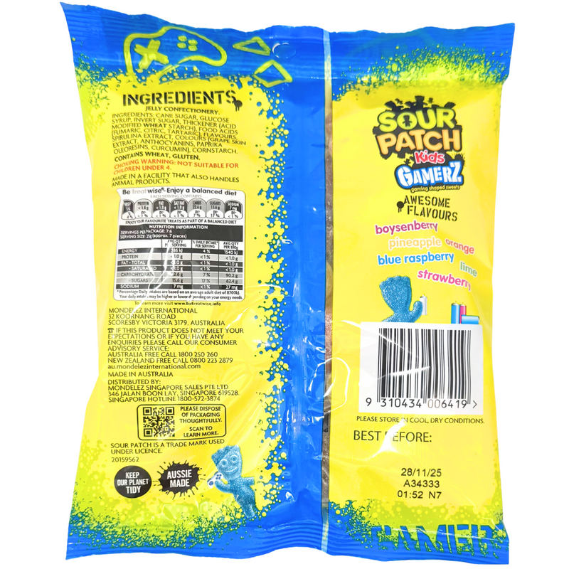 Sour Patch Kids Gamerz (Australia) - 190g