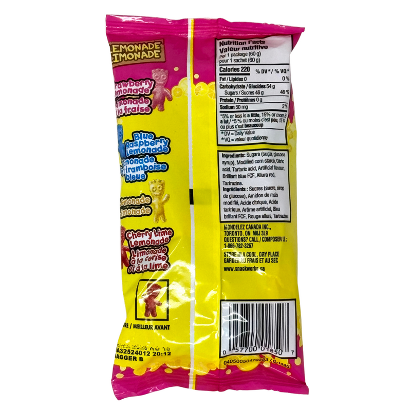 Sour Patch Kids Lemonade Fest Candy - 60g