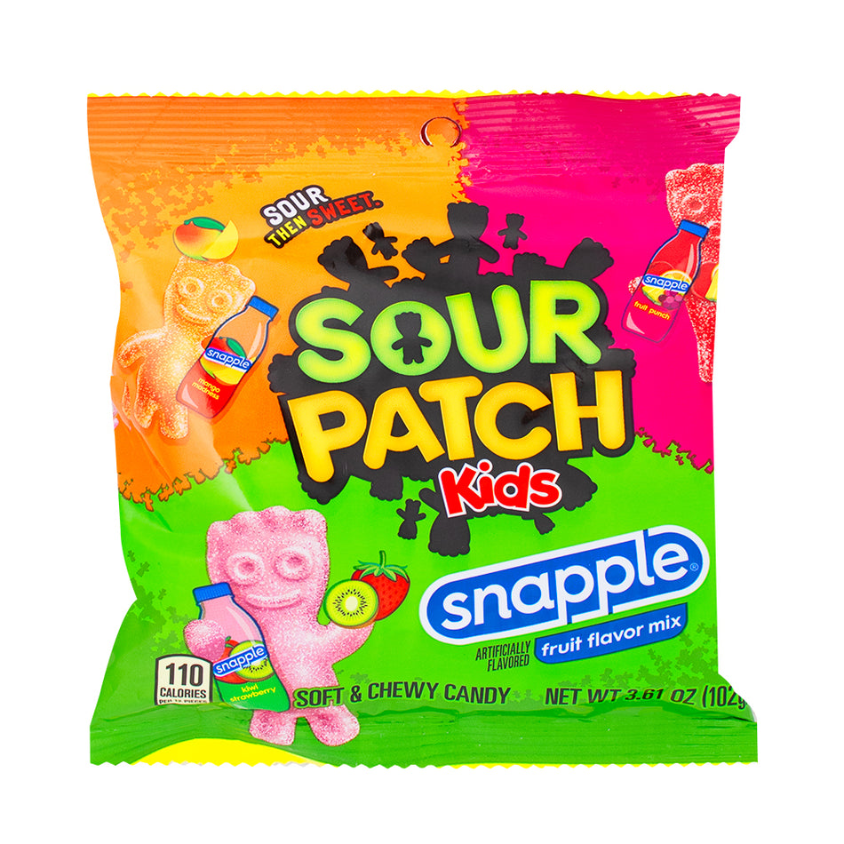 Sour Patch Kids Snapple - 3.61ozSour Patch Kids Snapple - 3.61oz - Sour Patch Kids - Sour Patch Kids Candy - Sour Patch Kids Snapple - Sour Candy - Sour Gummies - Sour Gummy