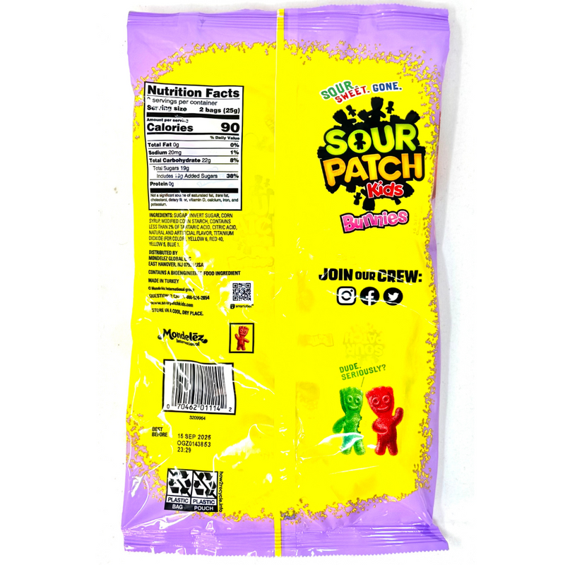 Sour Patch Kids Treat Size Bunnies - 7.93oz