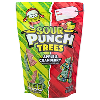 Sour Punch Christmas Trees Apple & Cranberry - 9oz