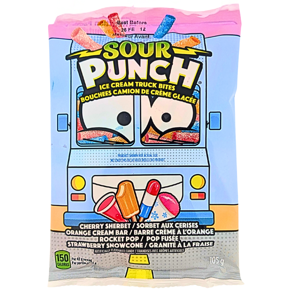 Sour Punch Ice Cream Truck Bites - 105g