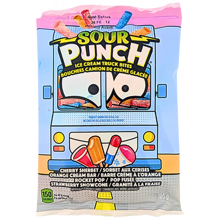 Sour Punch Ice Cream Truck Bites - 105g