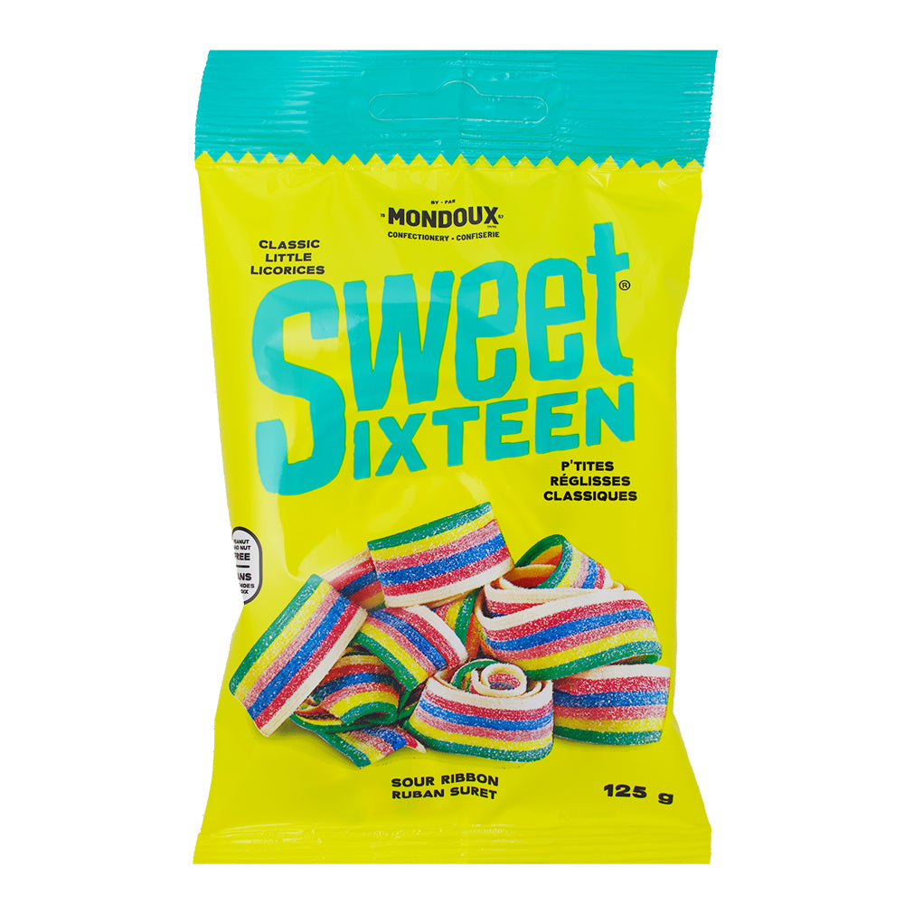 Sweet Sixteen Sour Ribbon - 125g | Candy Funhouse – Candy Funhouse CA